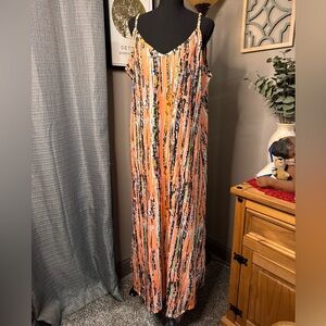 Zeagoo Colorful Striped Maxi Dress